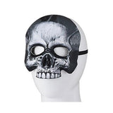 Party Gear Skull Half Mask, Grey
