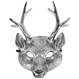 Party Gear Costume Mask - Silver Deer