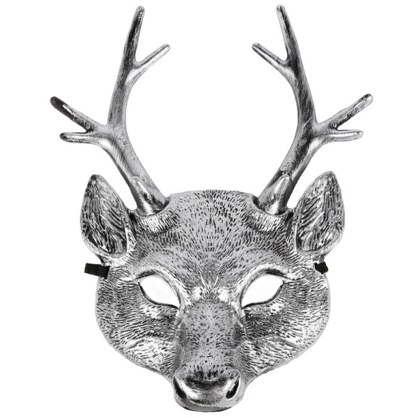 Party Gear Costume Mask - Silver Deer