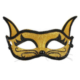 Party Gear Costume Eye Mask - Gold Cat