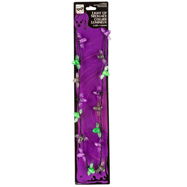 Party Gear Light-Up Bats LED Necklace