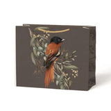 Paper Trendz Gift Bag, Medium - Metallic Bird