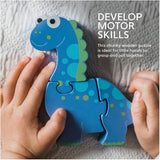 Orange Tree Toys Mini Wooden Puzzle 4pc Diplodocus Dinosaur