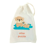 Orange Tree Toys Mini Wooden Puzzle 4pc Otter