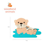Orange Tree Toys Mini Wooden Puzzle 4pc Otter