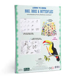 eeBoo Learn to Draw with Stickers - Birds, Bugs & Butterflies