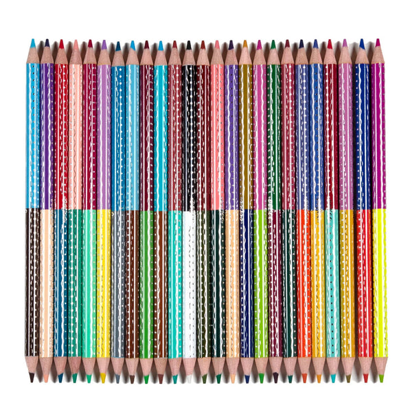 eeBoo Rainbow Double-Sided Coloured Pencils Set 25pk