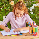 eeBoo Rainbow Double-Sided Coloured Pencils Set 25pk