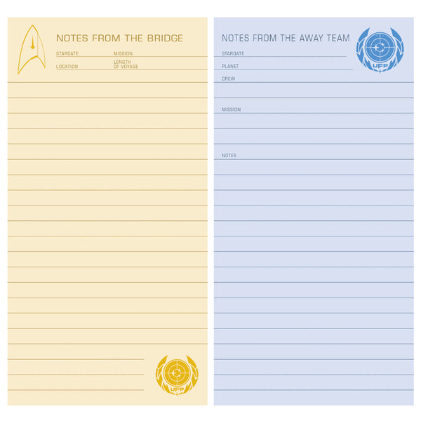 Unemployed Philosophers Guild Notepad - Star Trek