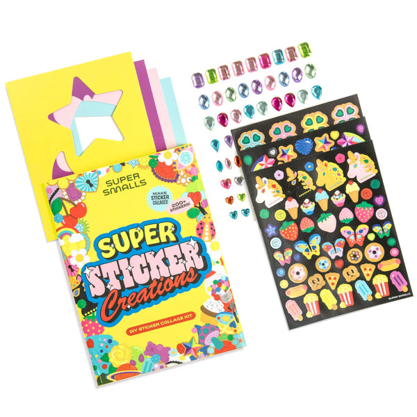 Super Smalls Super Sticker Creations DIY Collage Kit