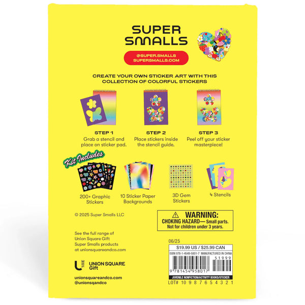 Super Smalls Super Sticker Creations DIY Collage Kit