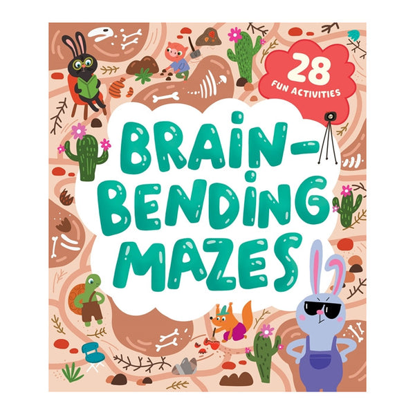 Clever Publishing Brain Bending Mazes Activity Book