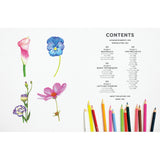 Colored Pencil Workbook: Fabulous Flowers by Sun-Kyong Clifford