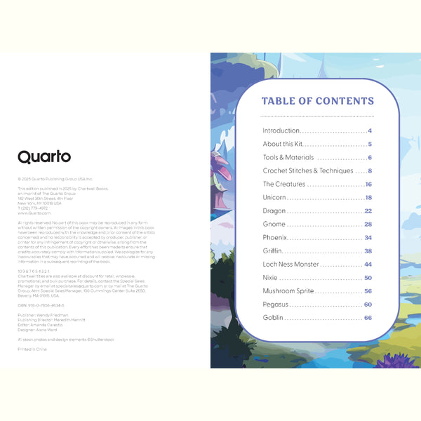 Chartwell Fantasy Creatures Crochet Kit by Victoria Kairis