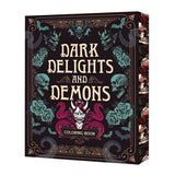 Dark Delights and Demons Colouring Book