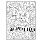 Creative Haven Colouring Book - Country Cats & City Kitties