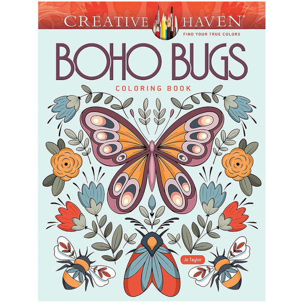 Creative Haven Colouring Book - Boho Bugs