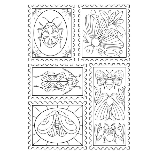 Creative Haven Colouring Book - Boho Bugs