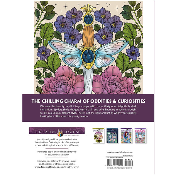 Creative Haven Colouring Book - Pretty Creepy