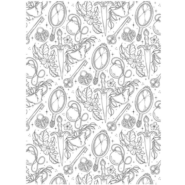 Creative Haven Colouring Book - Pretty Creepy
