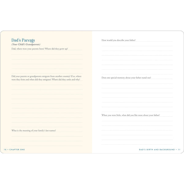 Peter Pauper Press Keepsake Journal - Dad's Story