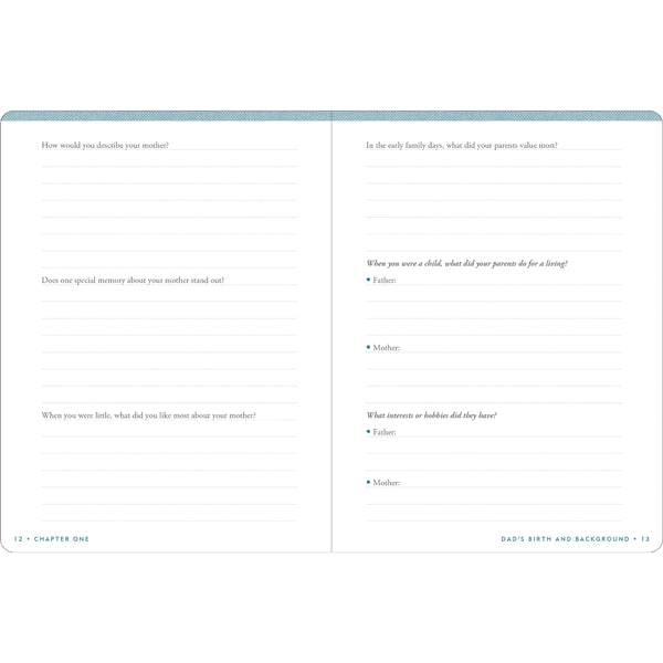 Peter Pauper Press Keepsake Journal - Dad's Story