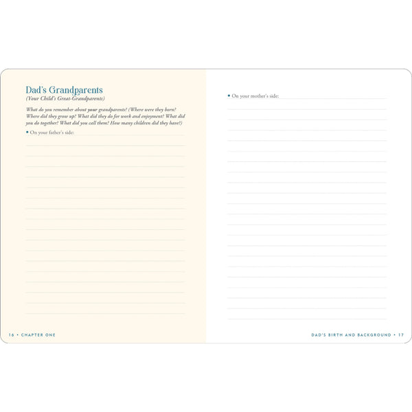 Peter Pauper Press Keepsake Journal - Dad's Story