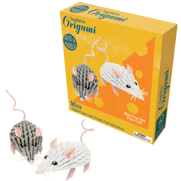 House of Marbles Origami Paper Craft Set - Mice