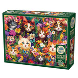 Cobble Hill 1000pc Puzzle - Blooming Whiskers