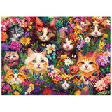 Cobble Hill 1000pc Puzzle - Blooming Whiskers