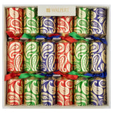 Walpert Holiday Crackers 6pk Paisley Christmas