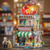 Loz Mini Block Kit - Seafood Stall