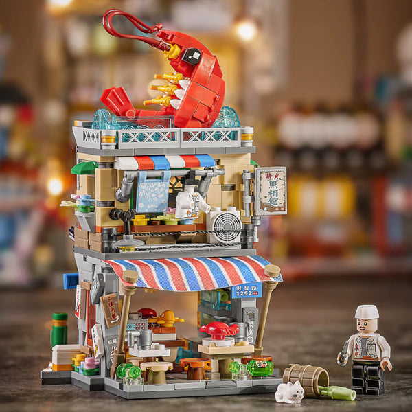 Loz Mini Block Kit - Seafood Stall