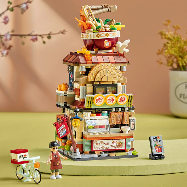 Loz Mini Block Kit - Spiral Noodle Shop
