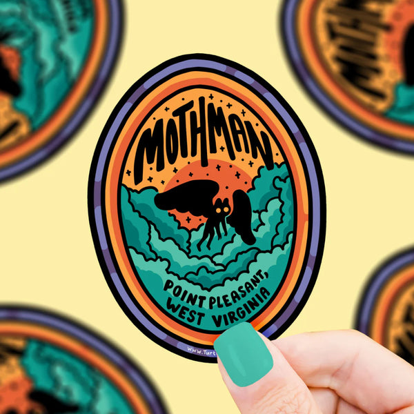 Turtle's Soup Vinyl Sticker - Mothman Cryptid Sighting Location