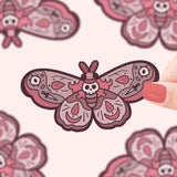 Turtle's Soup Vinyl Sticker - Death Moth