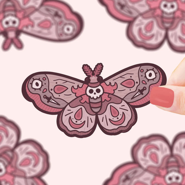 Turtle's Soup Vinyl Sticker - Death Moth