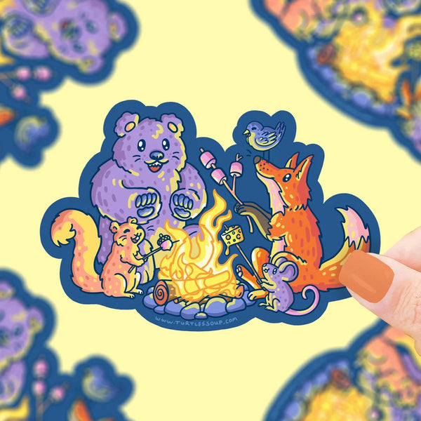 Turtle's Soup Vinyl Sticker - Campfire Critters