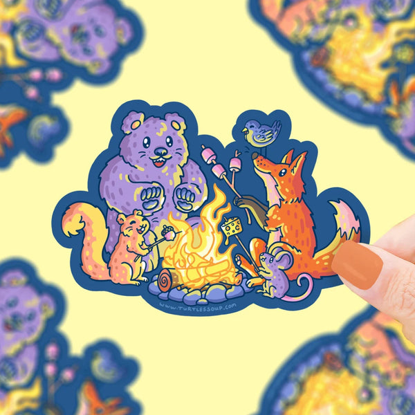 Turtle's Soup Vinyl Sticker - Campfire Critters