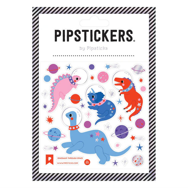 Pipsticks PipStickers Set - Dinosaur Through Space