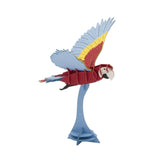 Fridolin 3D Animals Paper Model - Flying Macaw