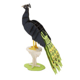 Fridolin 3D Animals Paper Model - Peacock #2