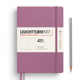 Leuchtturm1917 A5 Medium Notebook 411 - Blank DUSTY ROSE
