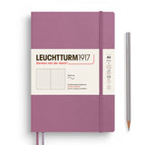 Leuchtturm1917 A5 Medium Softcover Notebook - Dotgrid DUSTY ROSE