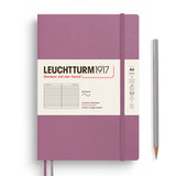 Leuchtturm1917 A5 Medium Softcover Notebook - Lined DUSTY ROSE