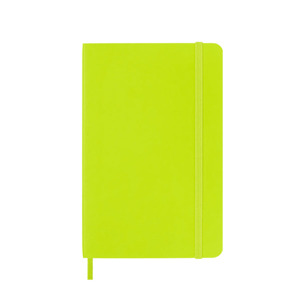 Moleskine Classic Ruled Softcover Notebook, Pocket - Lemon Green