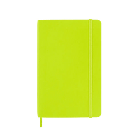 Moleskine Classic Ruled Softcover Notebook, Pocket - Lemon Green