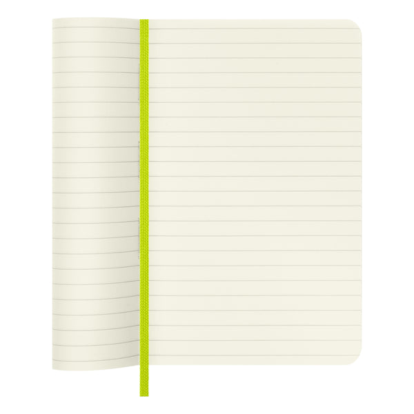 Moleskine Classic Ruled Softcover Notebook, Pocket - Lemon Green