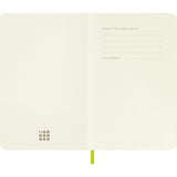 Moleskine Classic Ruled Softcover Notebook, Pocket - Lemon Green