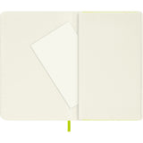 Moleskine Classic Ruled Softcover Notebook, Pocket - Lemon Green